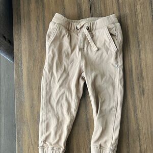 Little Sleepies toddler Tan Jogger Pants